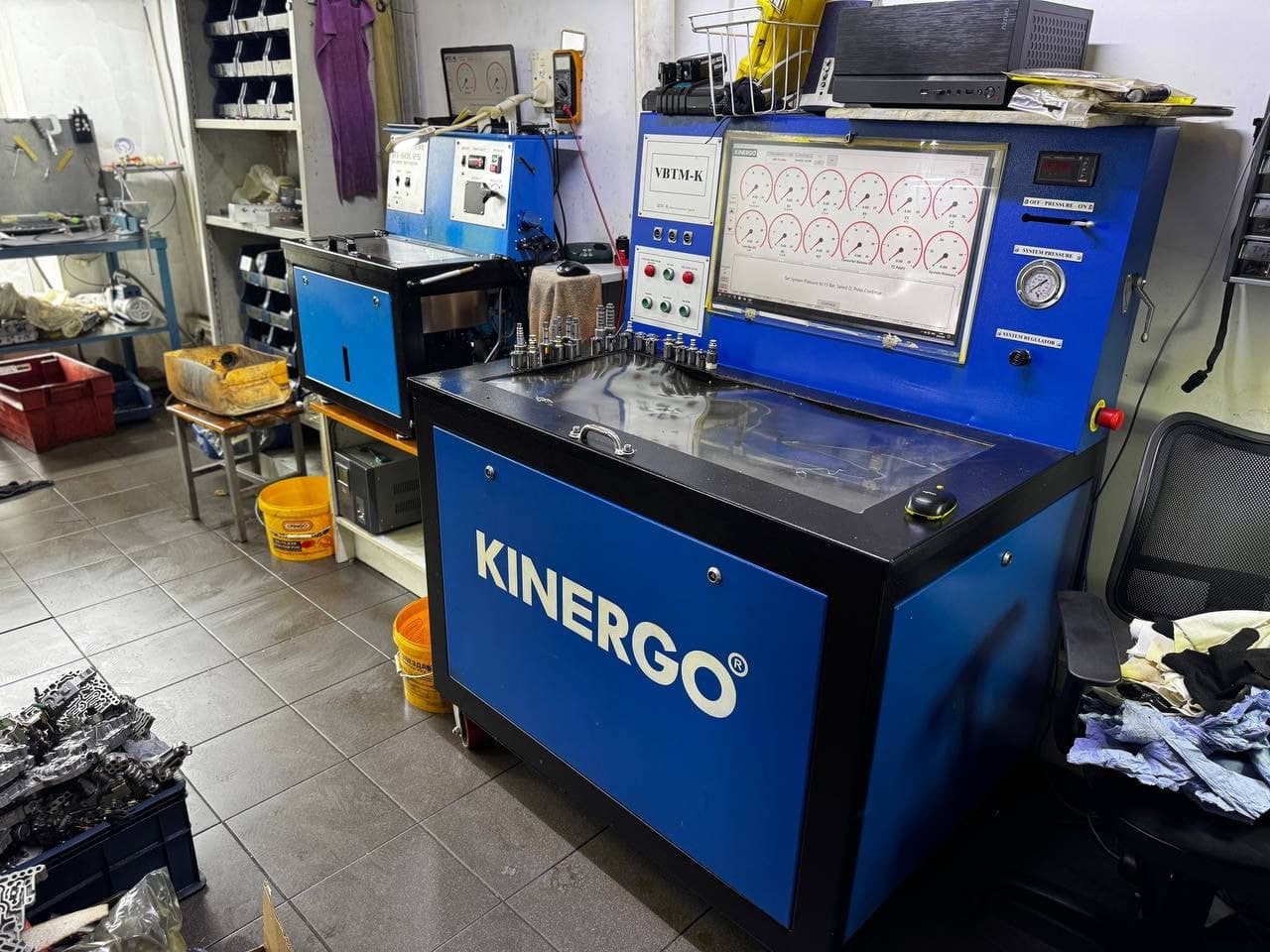 Стенд Kinergy для проверки и тестирования гидроблоков АКПП