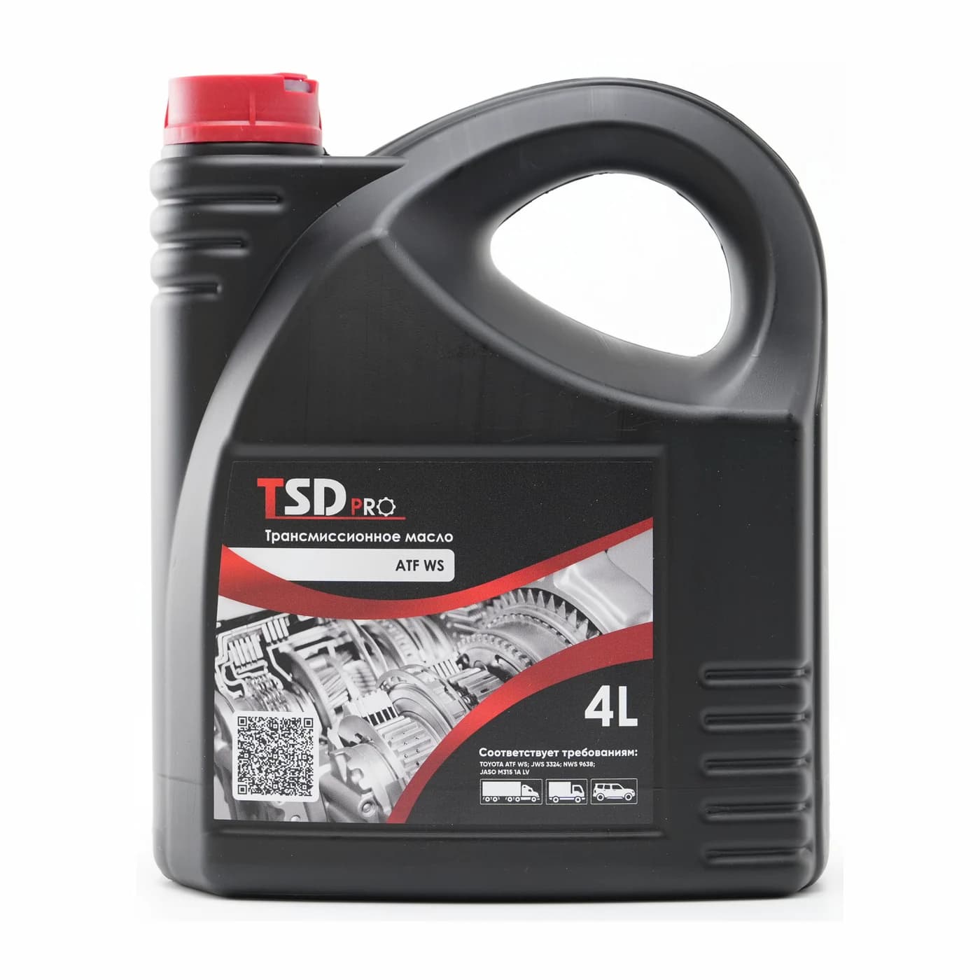 Трансмиссионное масло TSD PRO ATF WS, 4 л